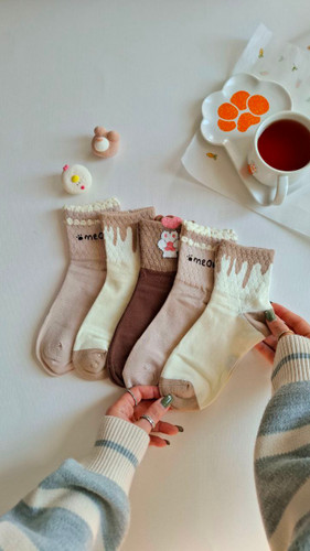 جوراب زنانه گربه ای